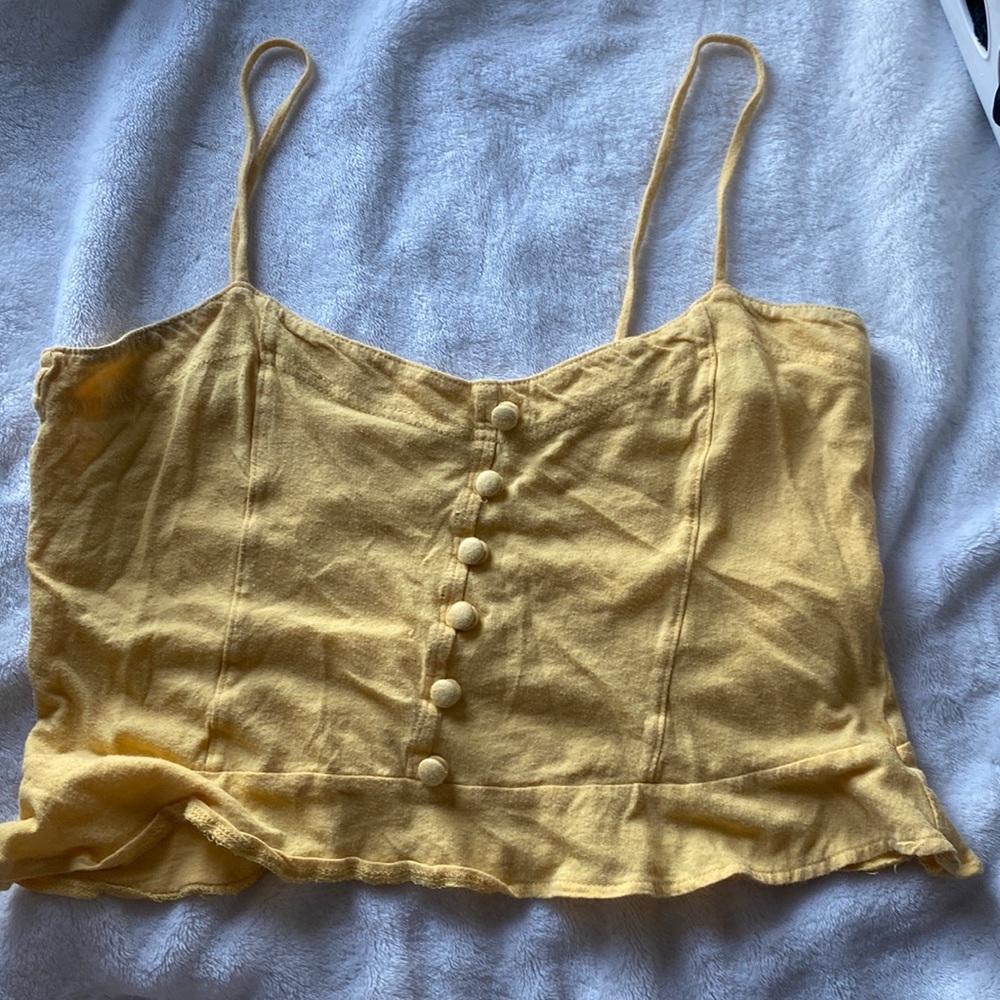 Yellow Pacsun Crop top